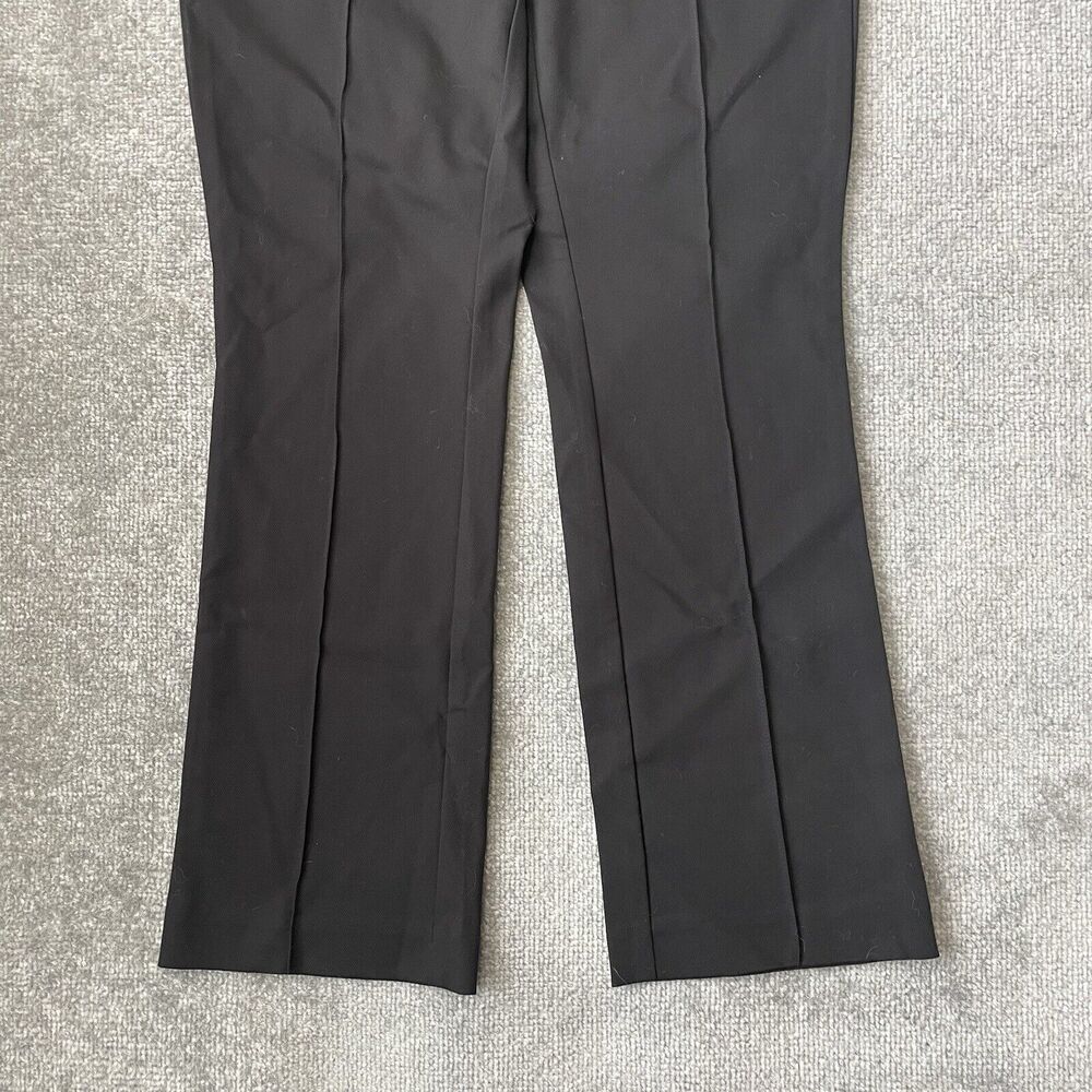 Loft Pants Womens 8 Tall Black Curvy Kick Crop Stretch Side Zip Slacks NEW - Picture 3 of 12